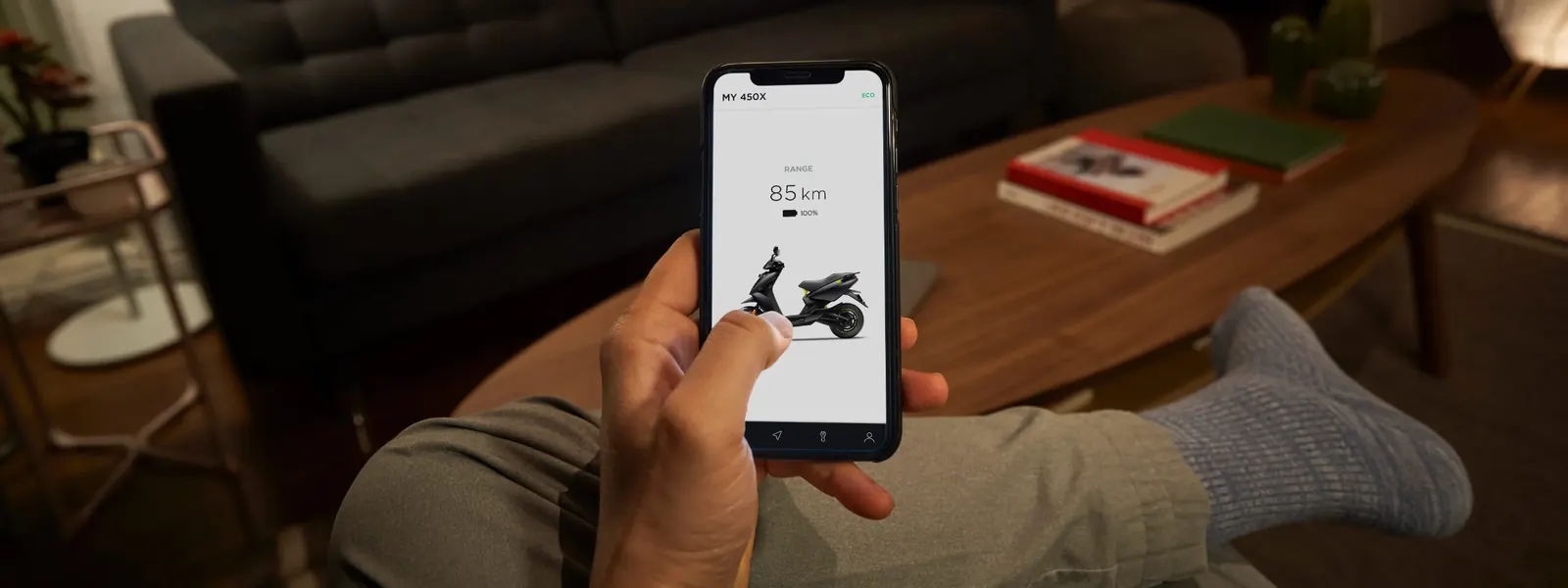 Advanced battery technology in an electric scooter